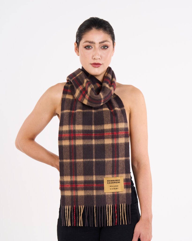 Edinburgh Cashmere DC Scott Cashmere Scarf global reach