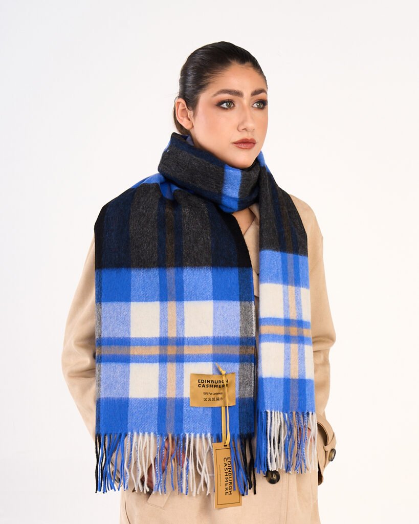 Edinburgh Cashmere luxury Scottish gifts UK DC Scott DC Check