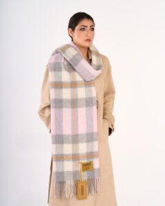 High-end designer cashmere scarves